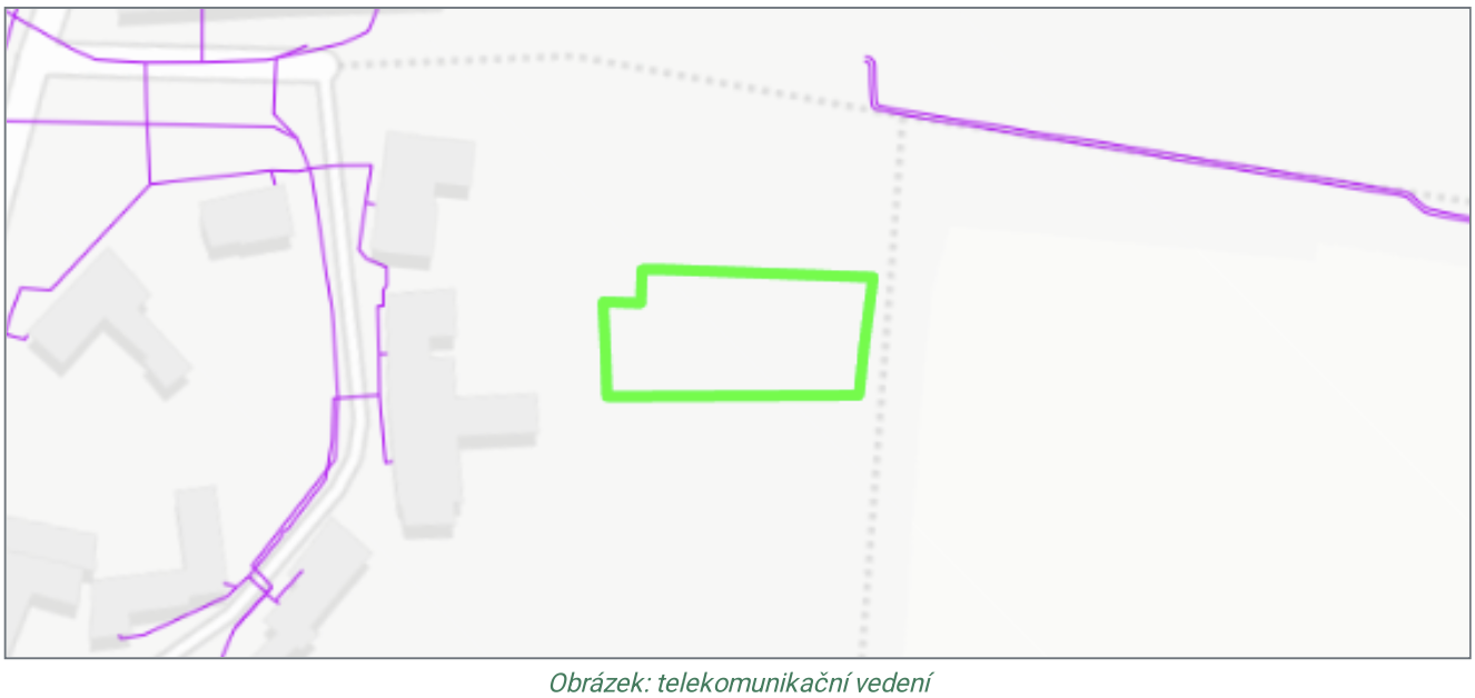 Přehled inženýrských sítí - telekomunikace